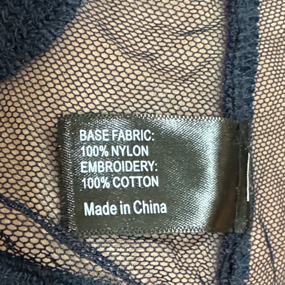 Lane Bryant Navy Sheer Open-Front Cardigan - Picture 4 of 5